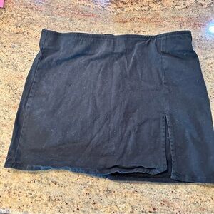 Tinseltown Black Mini Skort